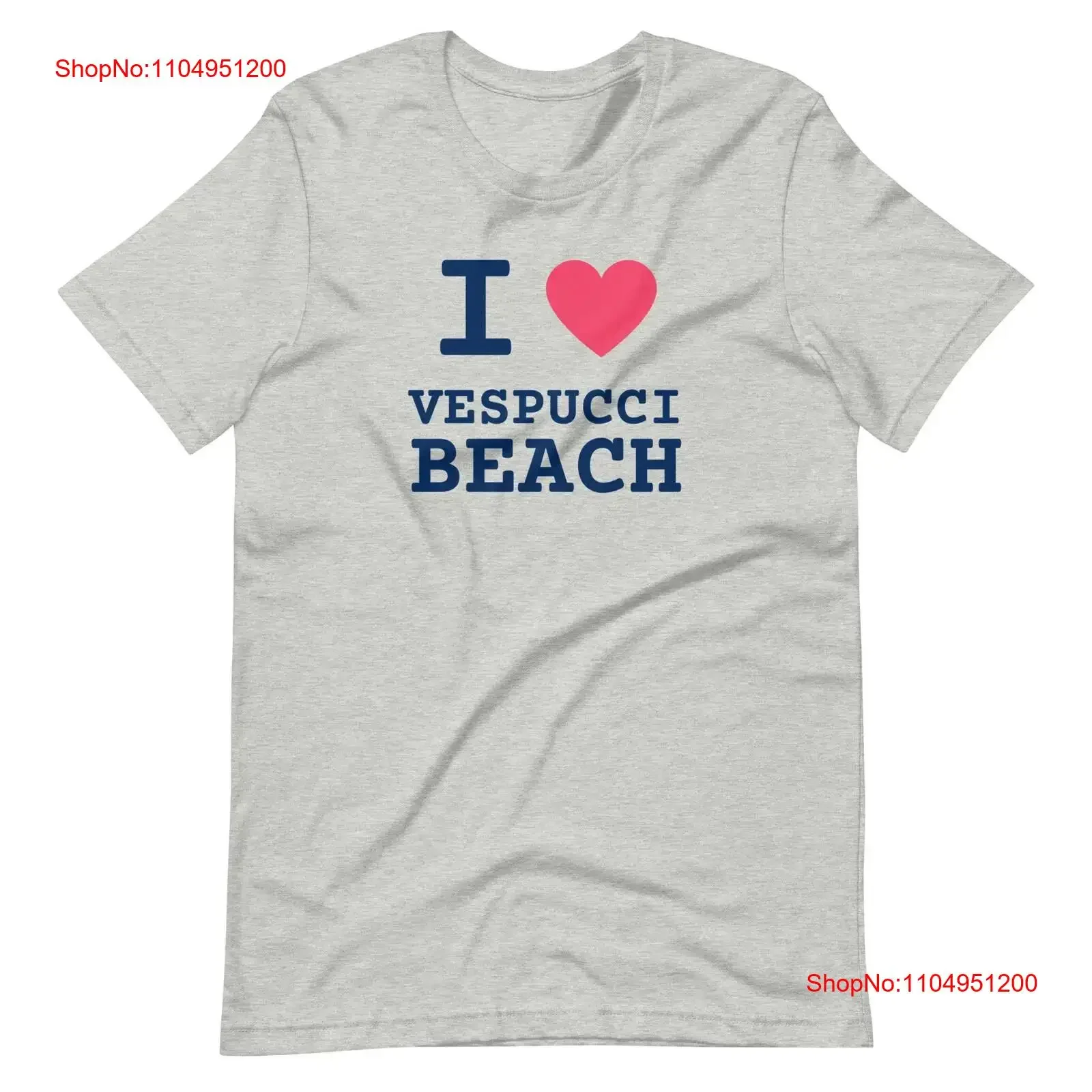 أنا أحب Vespucci شاطئ تي شيرت GTAV GTA5 لوس سانتوس سان أندرياس لعبة فيديو ألعاب تأثيري حلي خمر غسلها مريحة #1