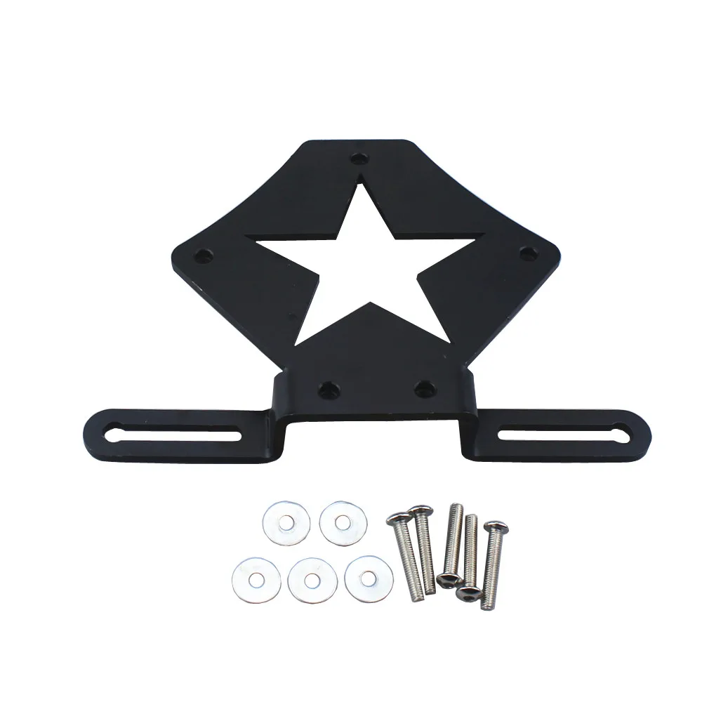 

Motorcycle 12cm-22cm Saddlebag Support Mount Brackets Universal Cafe Racer Old School Bobber Touring Scooter Offroad