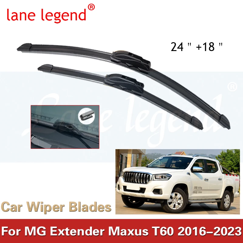 

Front Wiper Blades Set For LDV T60 Maxus T60 MG Extender Chevrolet S10 Max 2016-2023 Windshield Brushes Windscreen Cutter Window