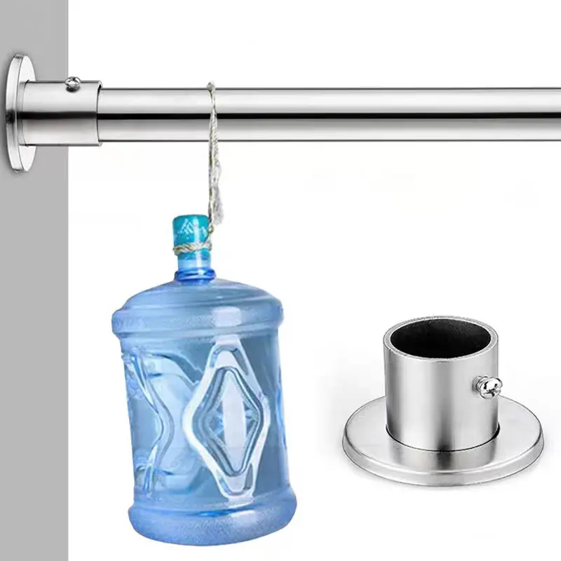 Siège de bride de tuyau rond en acier inoxydable pour