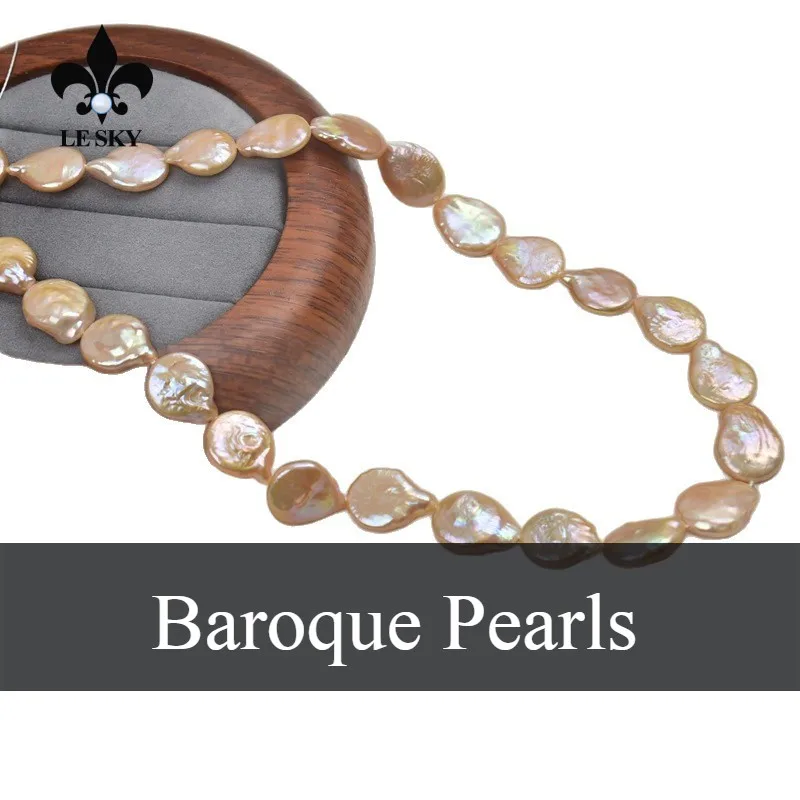 

AAA Natural Freshwater 100% Pearls Bead Rectangle Baroque Pearl Loose Spacer Beaded for Making DIY Jewerly Necklace Earrings