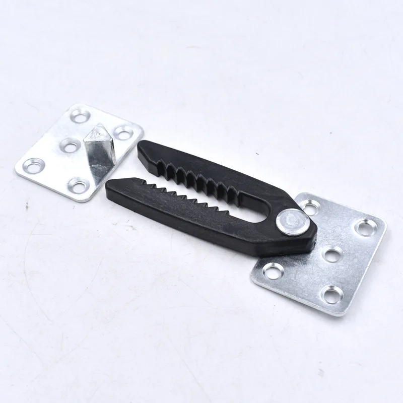 2pcs Furniture Hinge Sofa Connector Hasp Alligator Clip Joint Snap Link Sectional Sofa Connection Fastener Metal Accessories