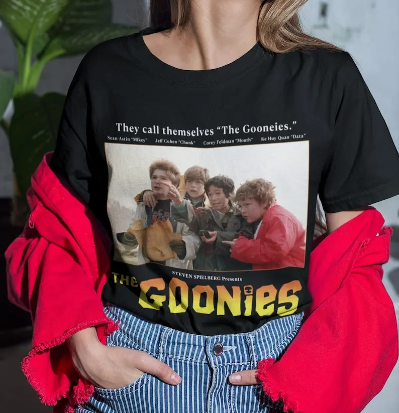 The Goonies Vintage Movie T-shirt, Unisex, Gift for 80s Classic Movie Lovers, Nostalgia Retro Movie, Adventure Film