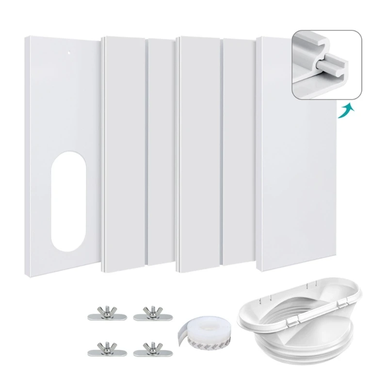 

Adjustable Window Slide Plate Air Conditioner Window Vent for Air Conditioner Exhaust Hose Accessories