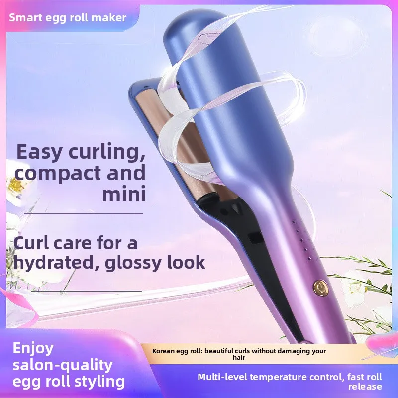 Egg-Shaped Waving Curling Iron – Electric Hair Curler for Beach Waves, UK/EU/US Plug