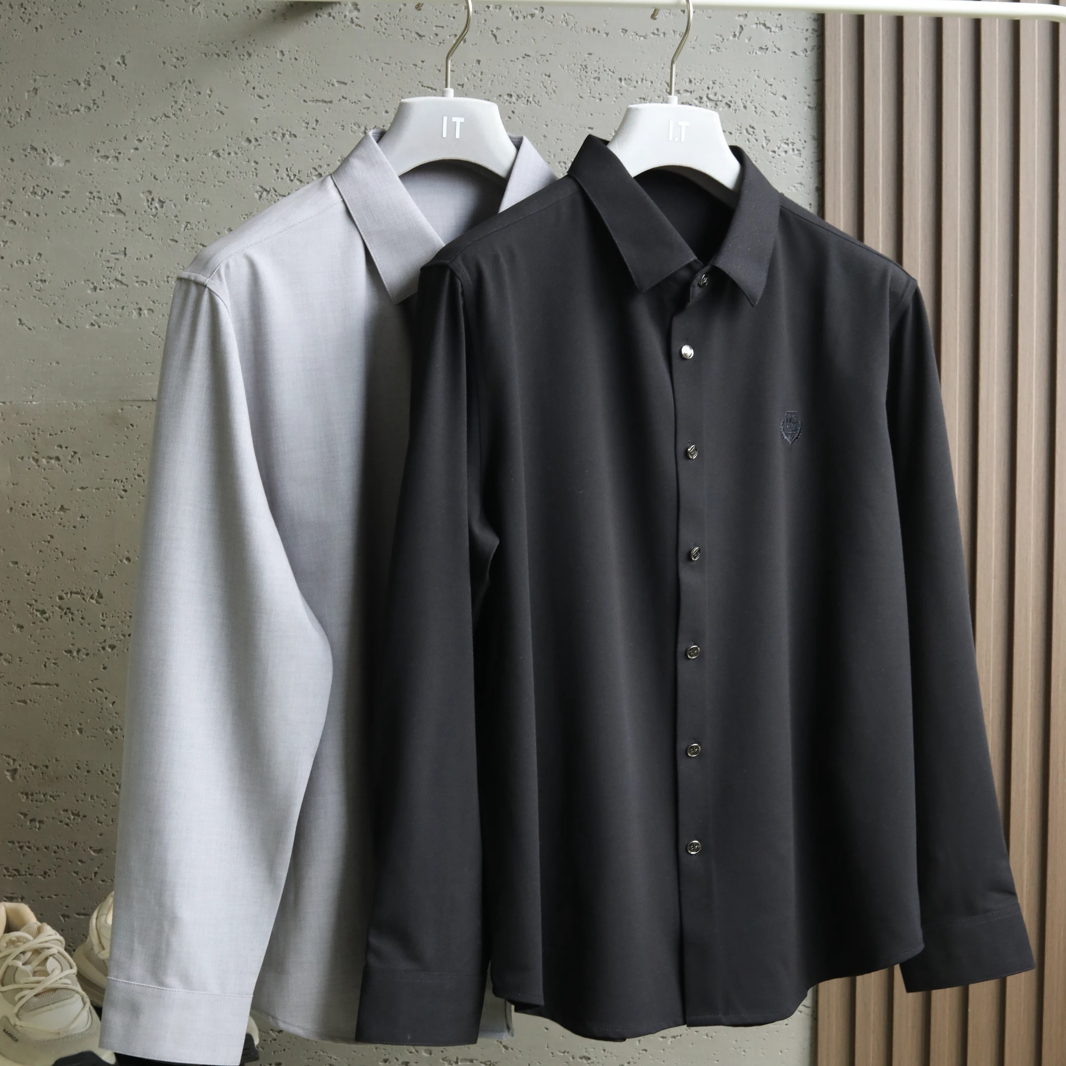 

LP Italian 25SS Lapel Long Sleeve Shirt