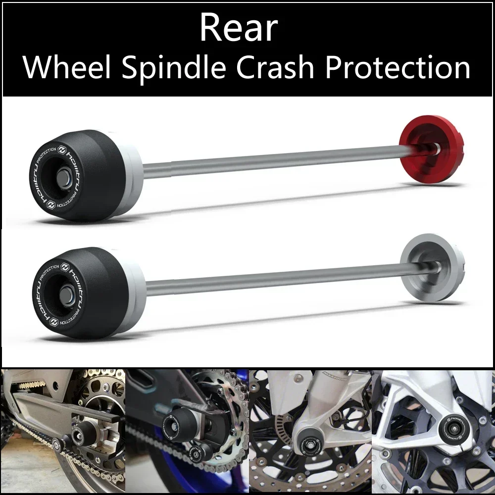 

For Suzuki SV650 2015-2023 SV650X 2018-2023 Motorcycle Rear Wheel Hub Wheel Axle Fork Crash Sliders Protection