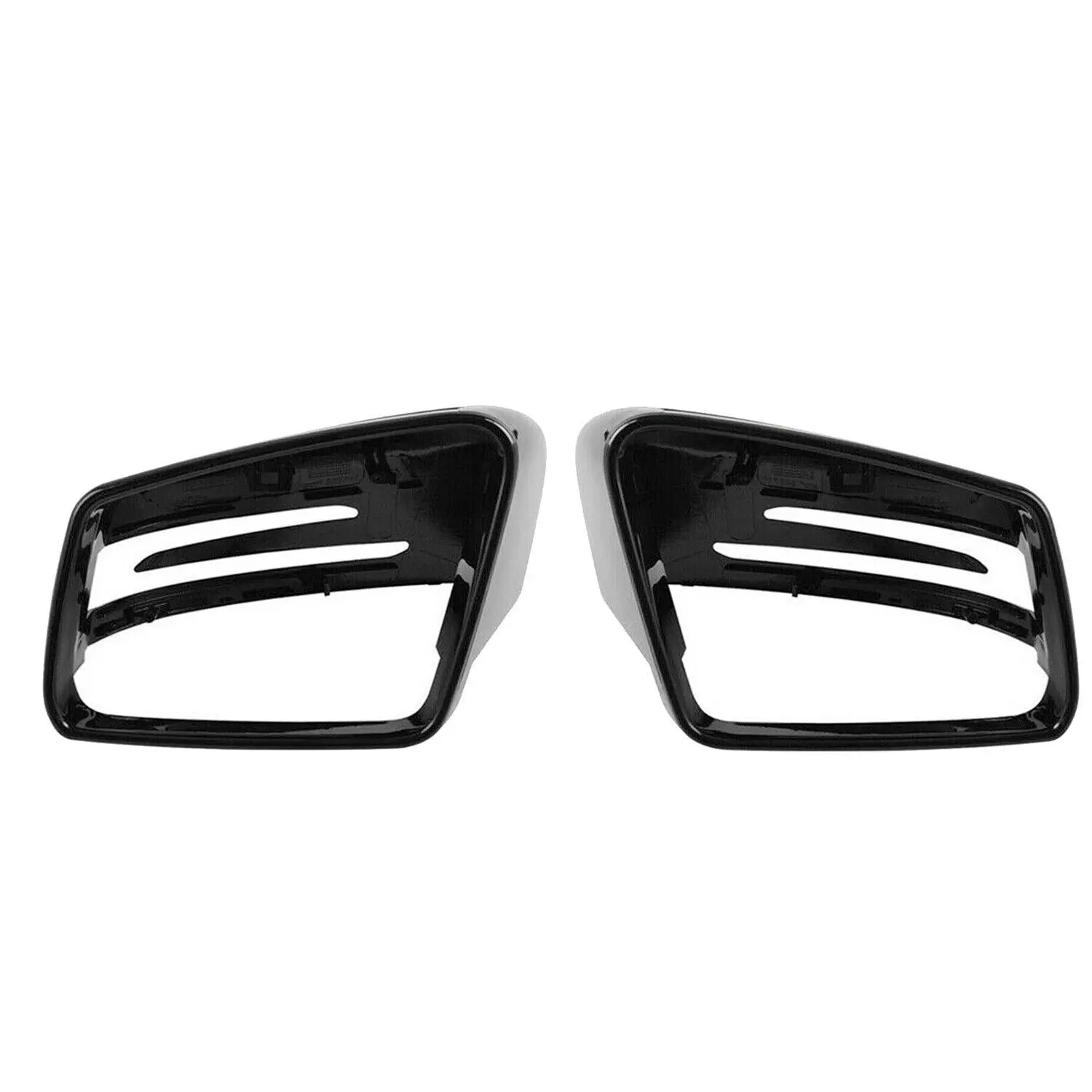 For Mercedes Benz C-Class, E-Class, S-Class, W204W212, bright black, white reverse mirror, rearview mirror housing