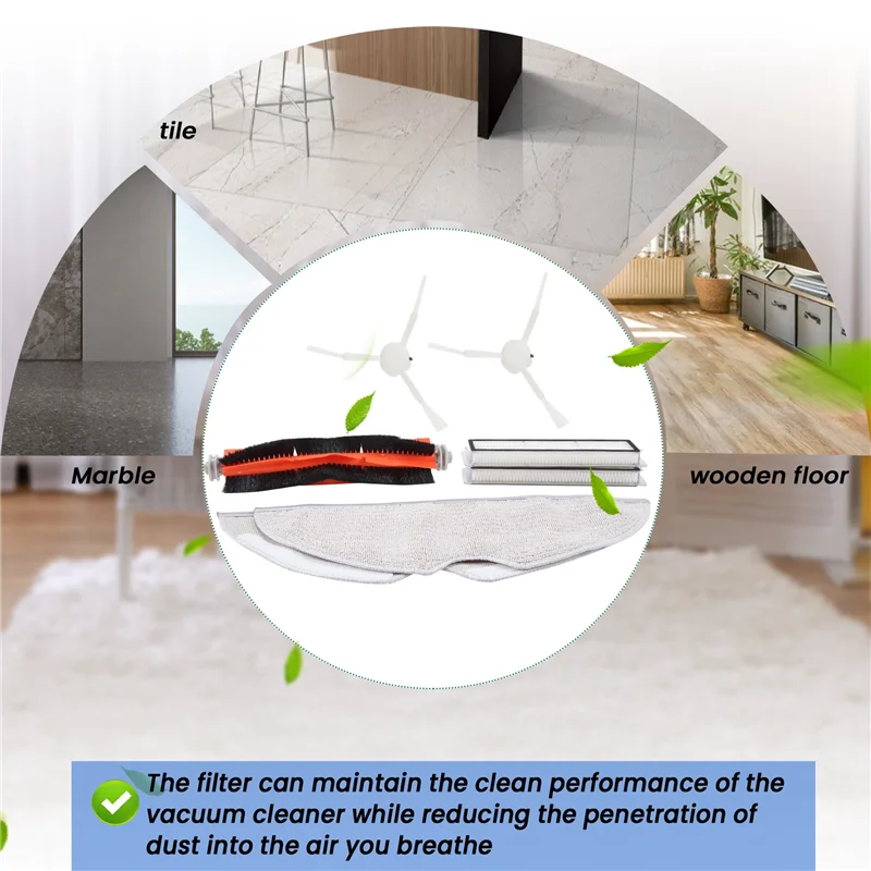 Dreame L10 Pro D9 로봇 진공 청소기 액세서리 용 M04K 메인 브러시 사이드 브러시 HEPA 필터 걸레 걸레