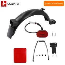 Rear Wheel Fender Bracket Taillights for Xiaomi Pro 2 Electric Scooter Mudguard Wing License Plate Light 8.5 Inch Fender Support