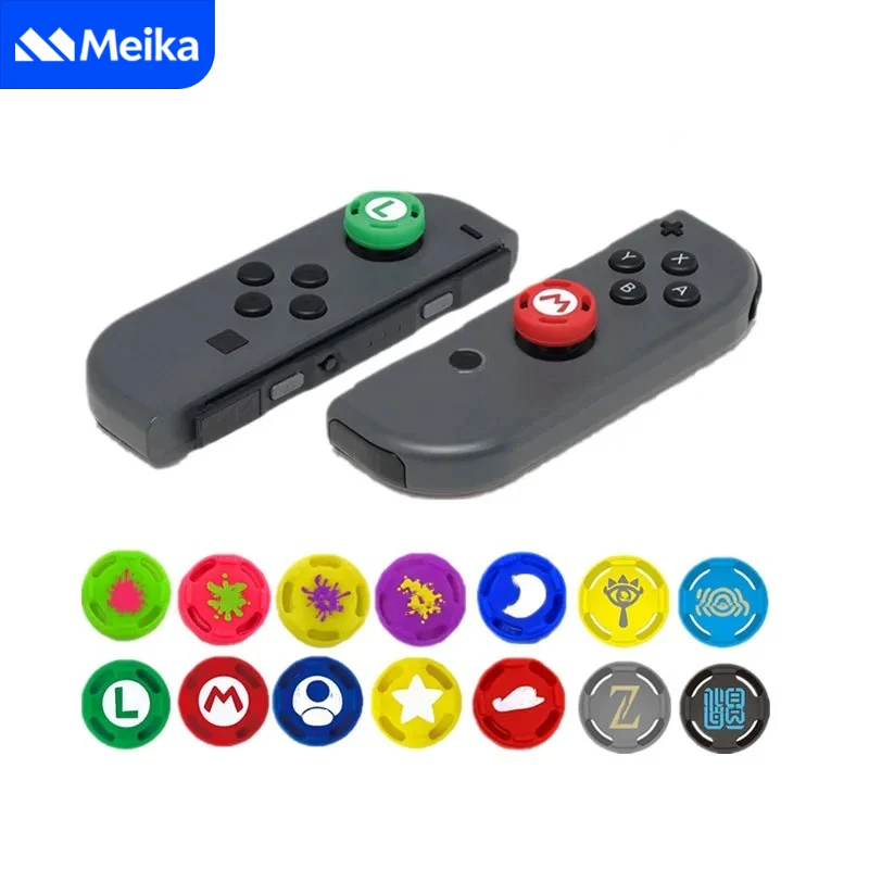 4pcs Silicone Analog Joystick Grips for Nintend Switch JoyCon Controller Thumb Sticks Cap Skin for Switch Lite Cover Accessories