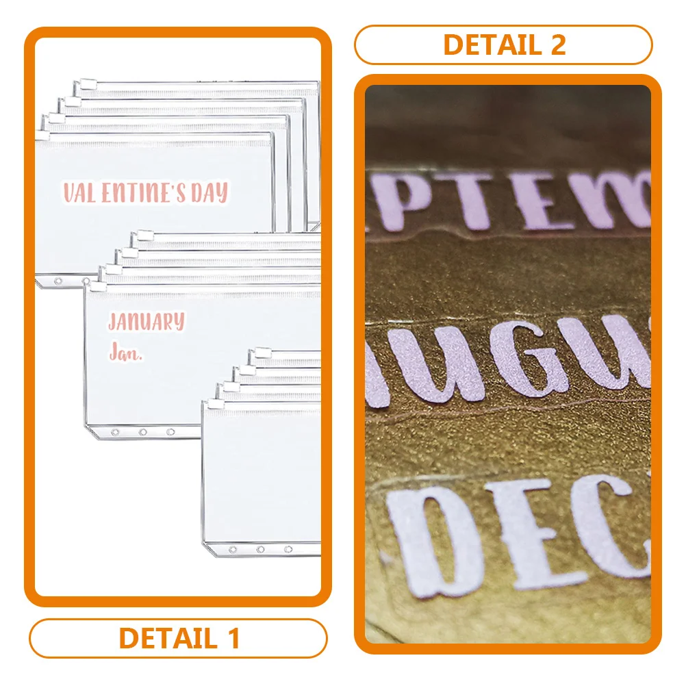 

117Pcs Portable Self-Adhesive Cash Envelope Labels Unique Black Font Design Organized Money Management Budget Binder Stickers
