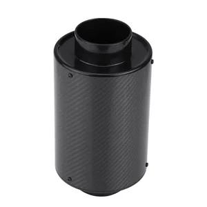 Universal Kohlefaserinduktionsfilterkasten, Kaltlufteinlasssystem, W/Eingangsschlauch, 3 10 Hauptverkaufsluftfilterschlauch - №2