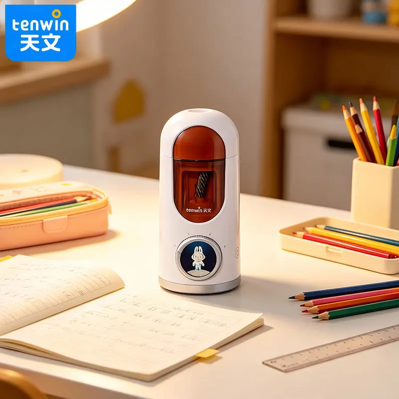 tenwin-introduccion-a-la-papeleria-para-estudiantes-de-primaria-sacapuntas-electrico-evita-que-las-puntas-se-rompan-y-que-queden-puntas-afiladas