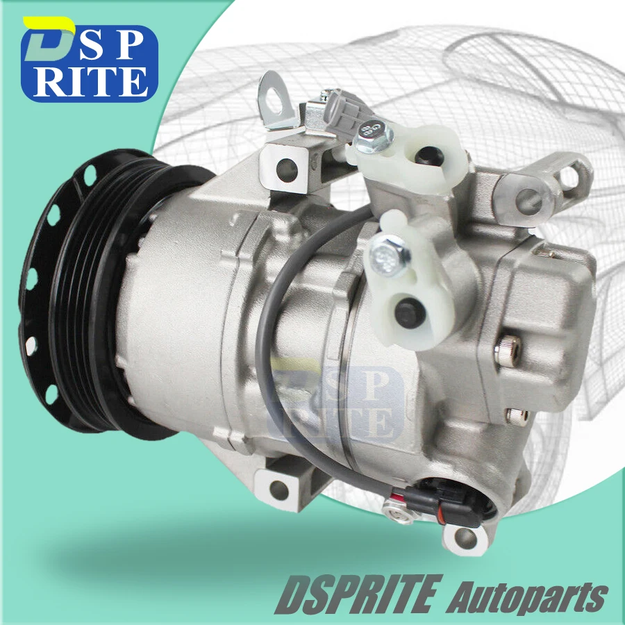 5SER09C A/C AC Compressor 88310 52492 88310-52551 8831052492 8831052491 For Toyota Yaris 2005-2011 Vitz Sienta 2003- Scion X 4pk