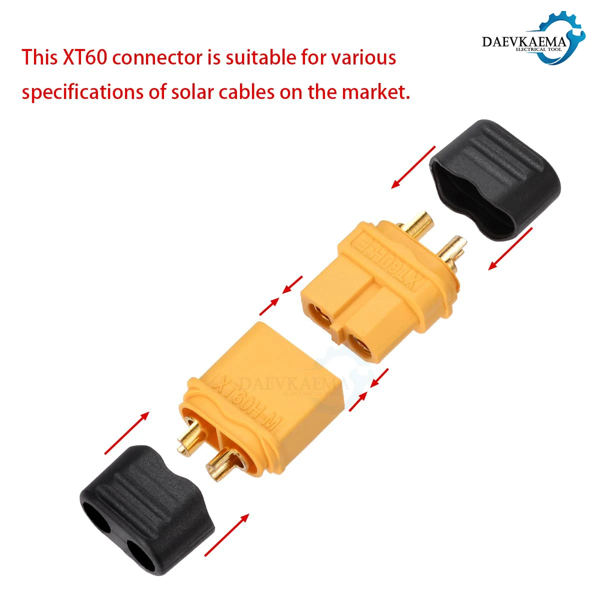 5-20Pairs XT60 Male Female Bullet Connectors Power Plugs with Sheath for RC Battery Solar Portable Power Power Station