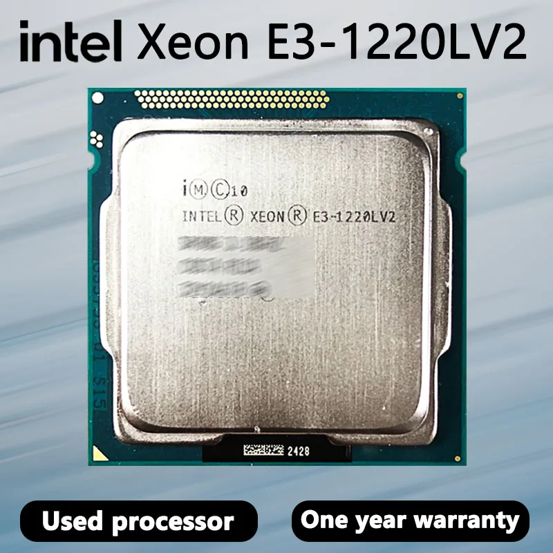 Intel Used Xeon E3-1220LV2 E3 1220L V2  2.3 GHz Dual-Core CPU  3M 17W LGA 1155