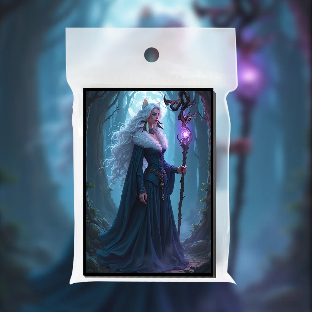 

60PCS 66x91mm Yshtola Printed Deck Protector Sleeves Toploading Trading Card Sleeves Protectors for TCG MTG PTCG Sport Card