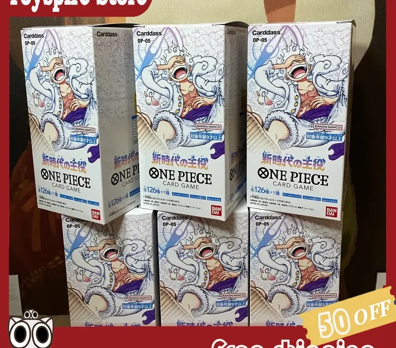 

В наличии: Оригинальные игровые карты Bandai One Piece OPCG TCG, японская версия OP-05, коллекционные карты-игрушки «Продолжая его волю» (2025 год)
