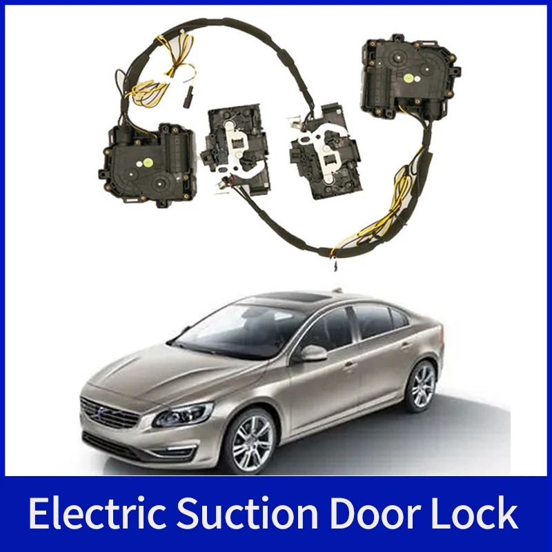 For S60L-1 2017+ Electric suction door Automobile refitted automatic locks Car accessories Intelligence Soft Close