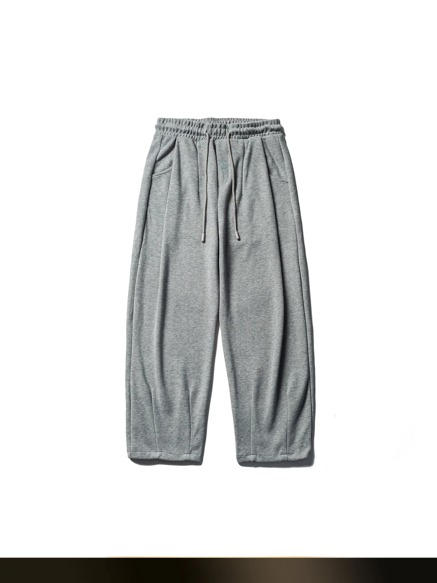 

NTED Retro Japanese Sle Color mat Velvet Sports Sweatpants Men's Autumn Winter Loose Casual Knitted Pants