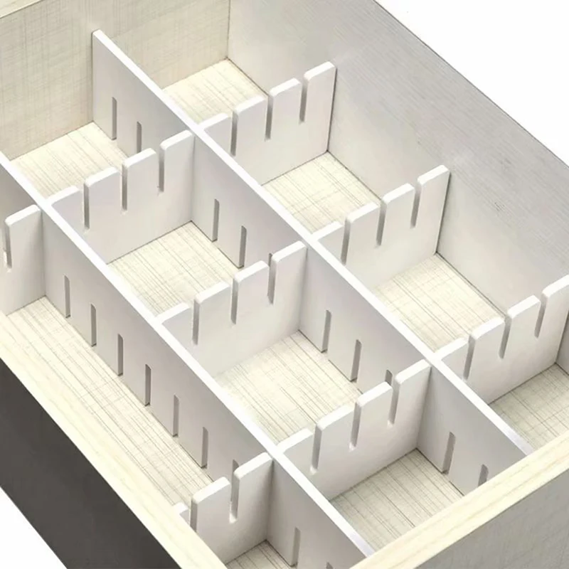 Divisore per cassetti 1pc separatori per uso domestico Organizer per divisori per ufficio