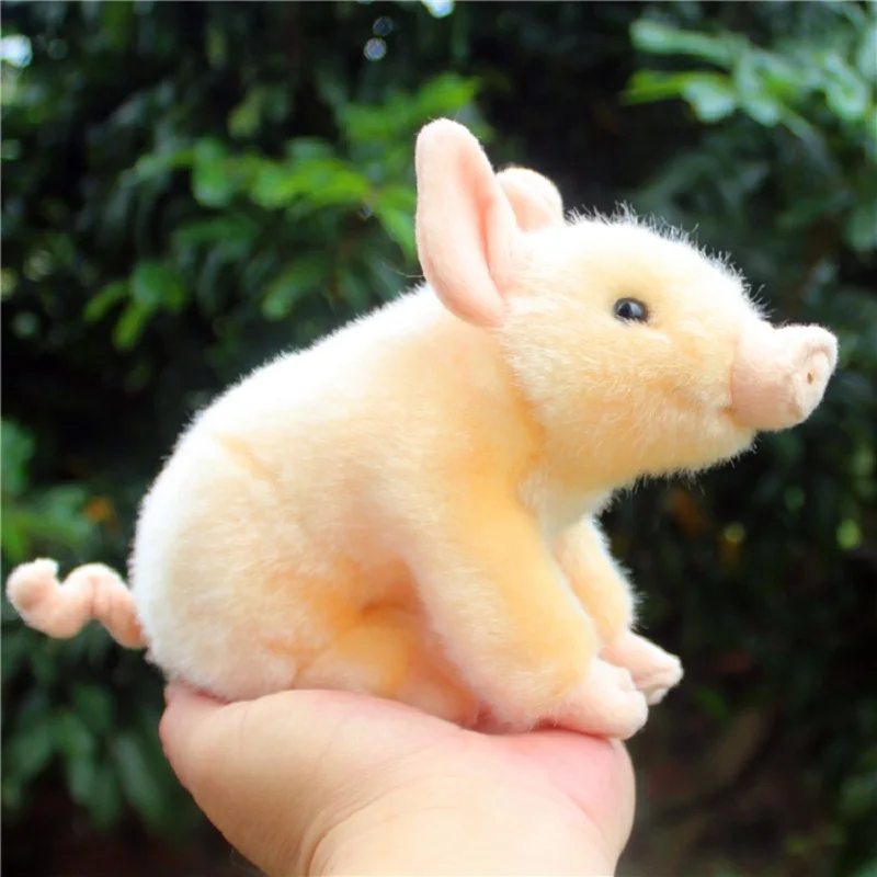 

Lifelike Small Piggy Bama Miniature Pig Emulational Pet Animal Cute Stuffed Doll Soft Plush Toy Girl Boy Birthday Christmas Gift