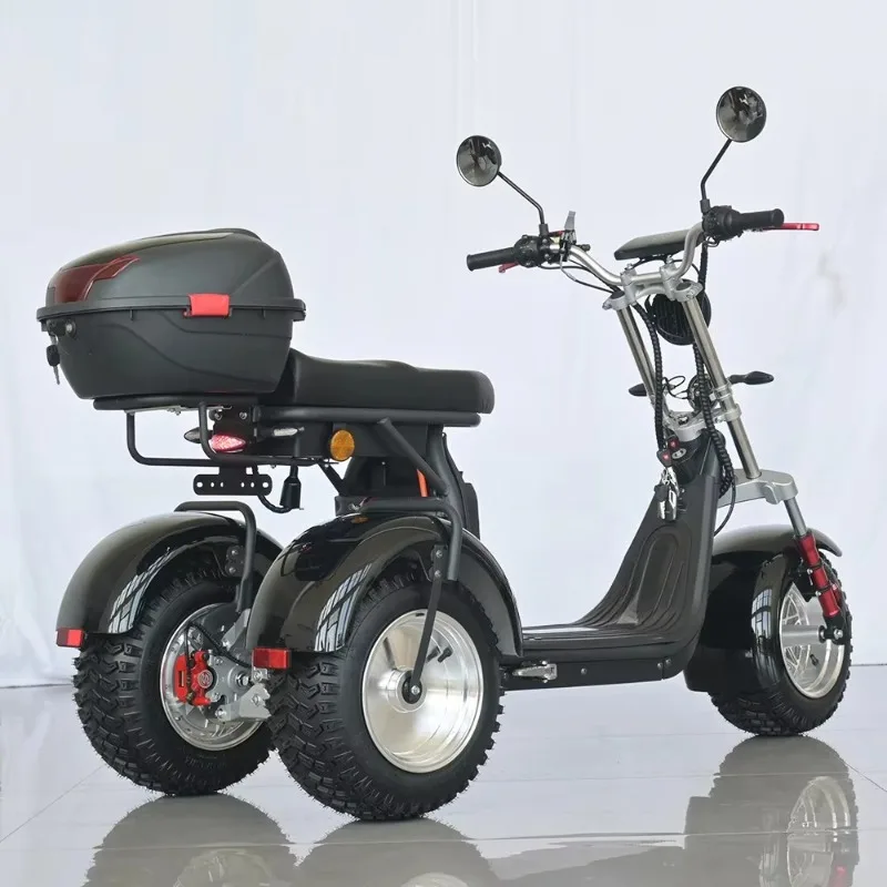 Electric Motorcycle 3 Wheel Motor 4000w Tricycle with Swinging Axle