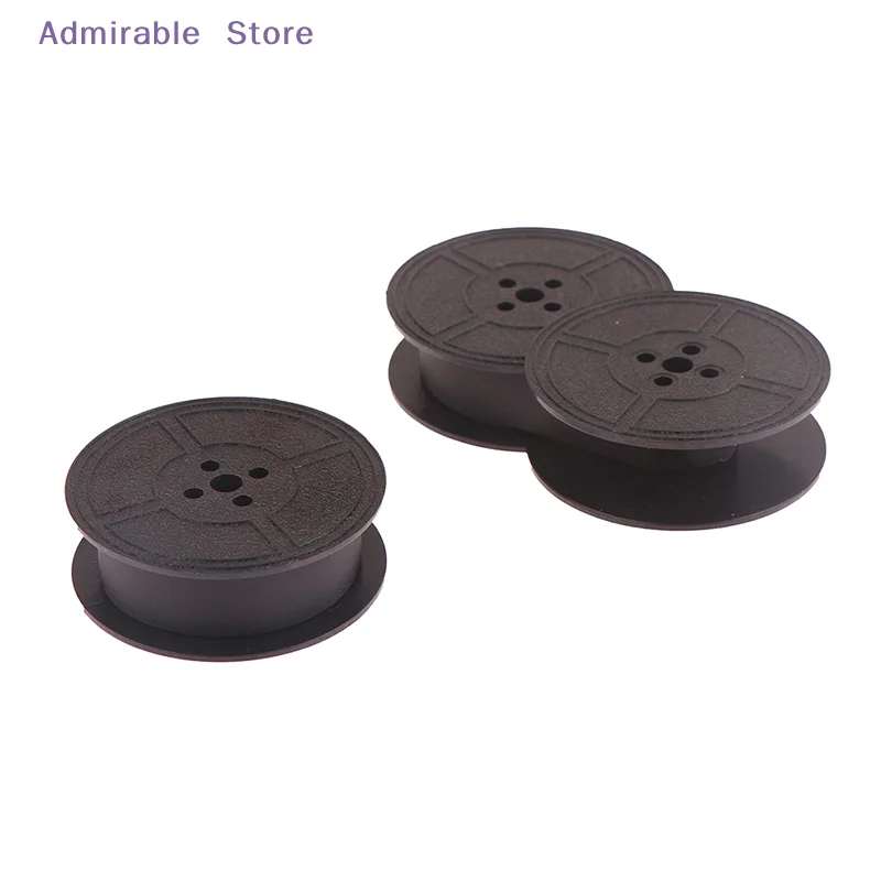 [W]Typewriter Ribbon Twin Spool Typewriter Ribbon Black Twin Spool Replacement Pack for  Typewriter