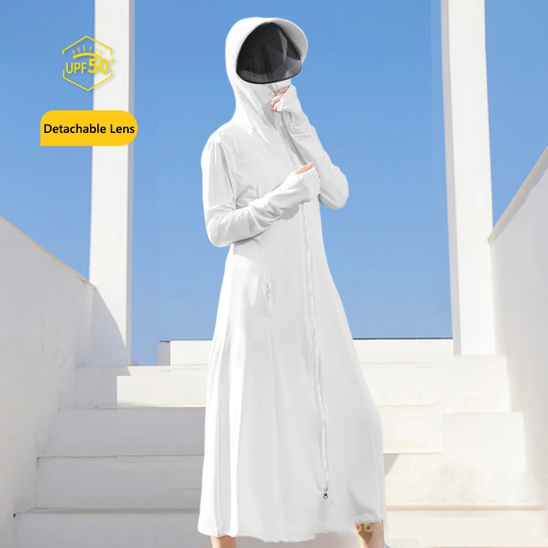 white with lens