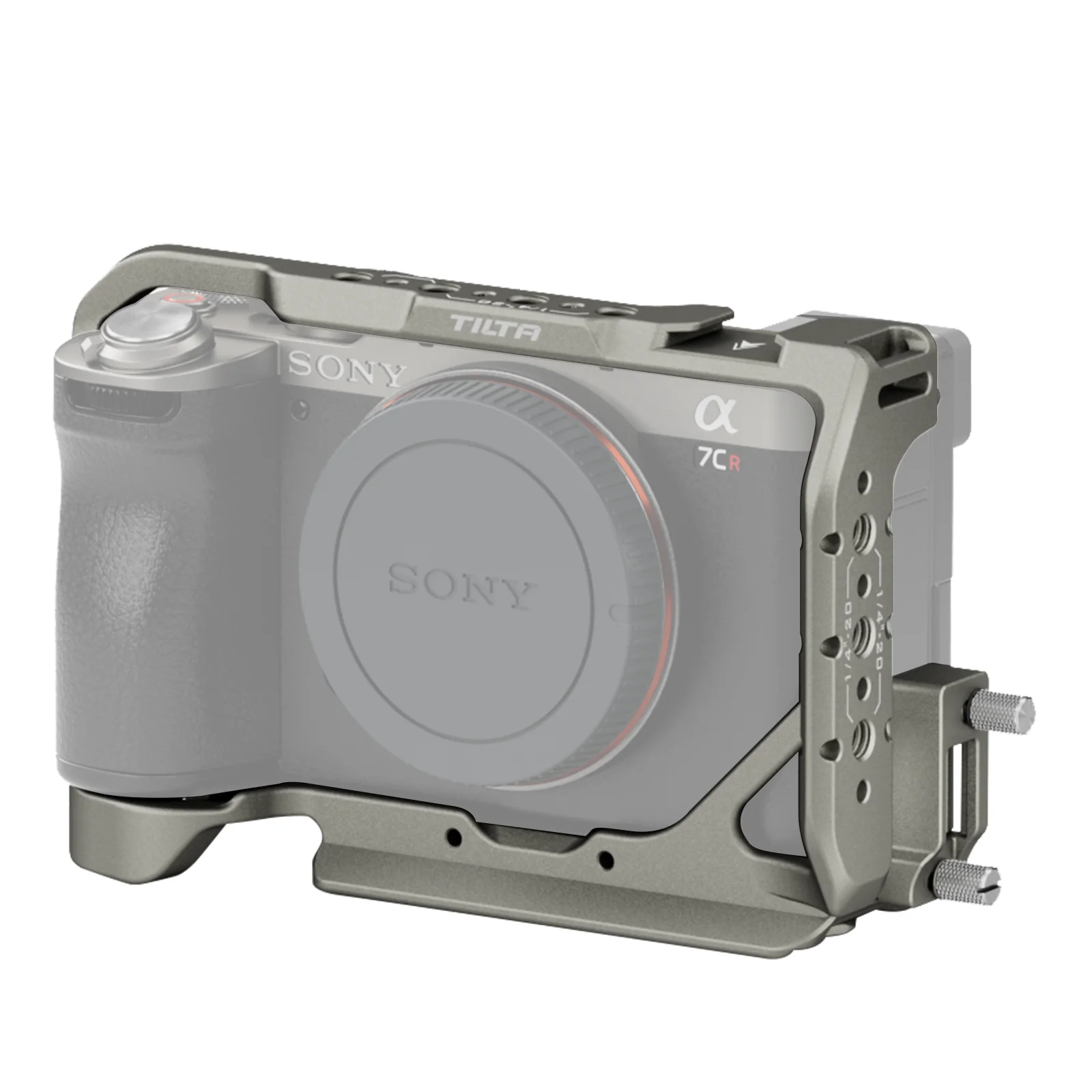 TILTA Volledige camerakooi voor Sony a7C II / a7C R voor Sony A7 C2R TA-T60-HCC-TG Halve kooi Volledige kooi met koude schoenontvangers