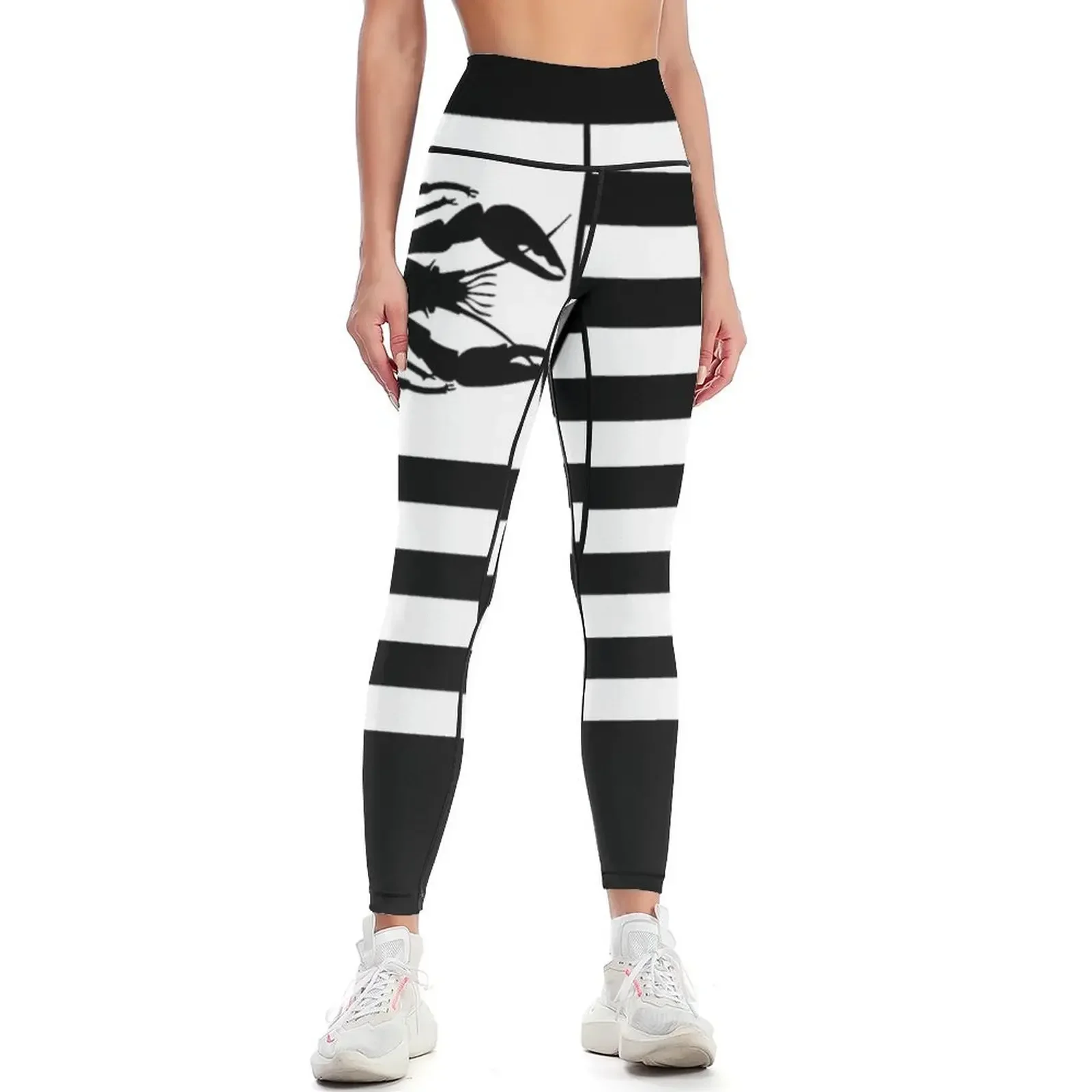 

Crawfish Flag Leggings sport pants gym wear Women's sports sportswear for gym Womens Leggings