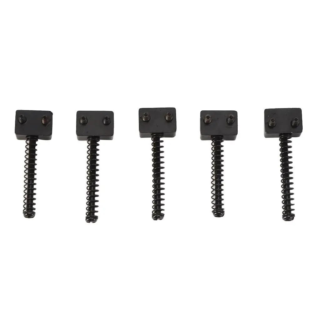 5Pcs 5-String Electric for bass Bridge Saddles - Zinc Alloy Replacement Part for bass Guitar