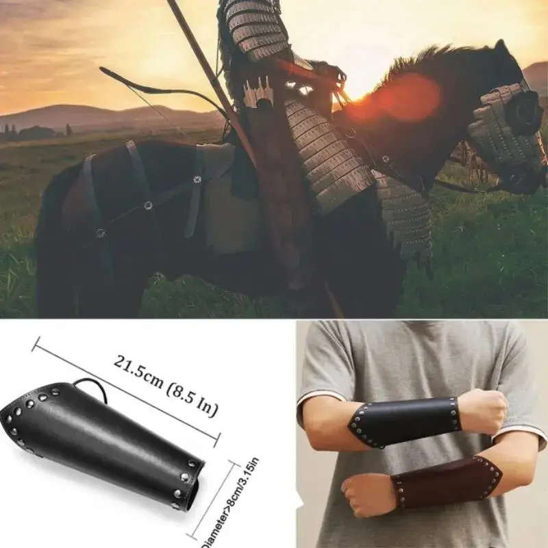 واقي معصم جلدي واسع للرجال والنساء ، حبل شمعي ستيمبونك ، جلد لكل من الرجال والنساء ، رياضة ، ركوب الدراجات ، فارس ، معصم ، أزياء مسرح ، الدعائم