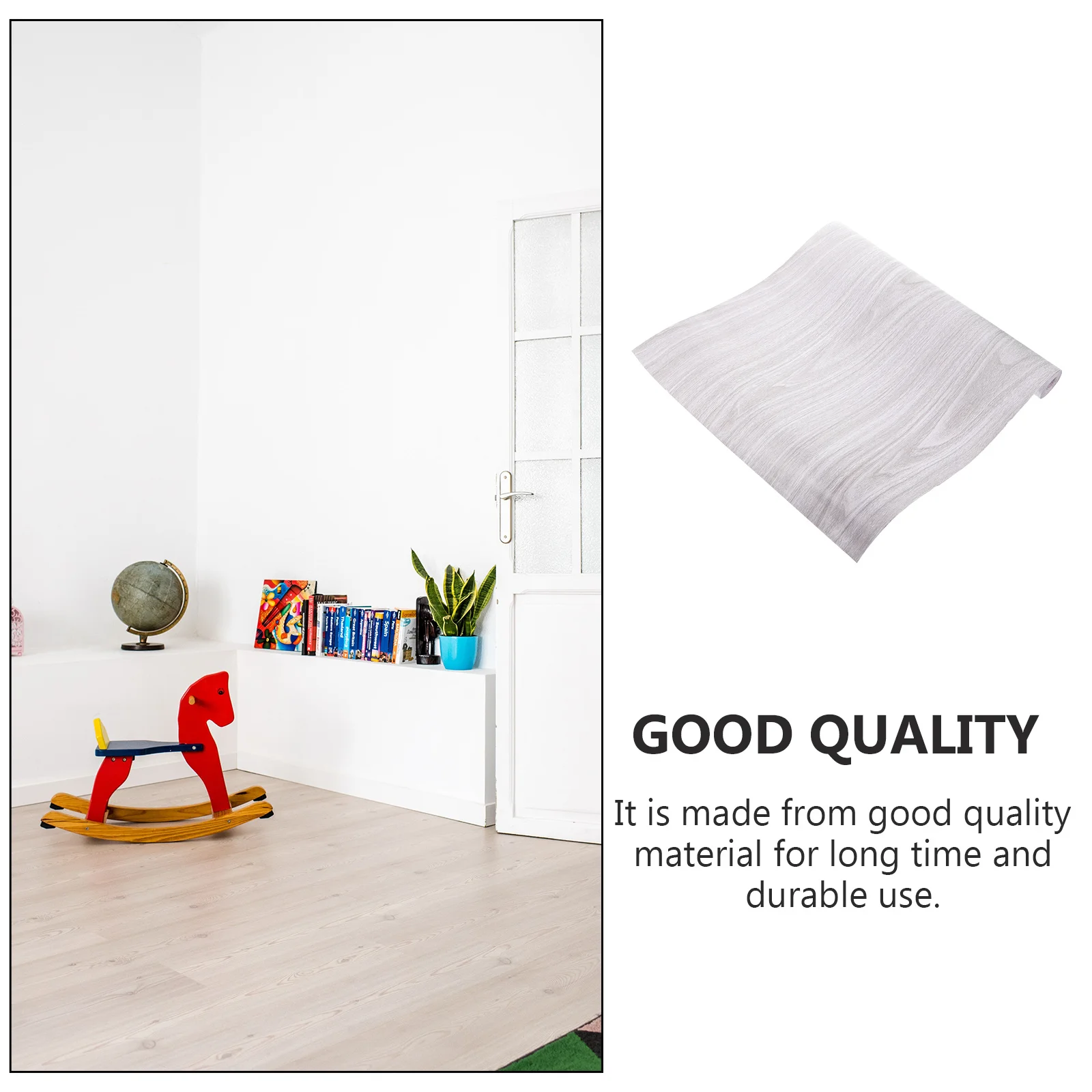 

Wood Grain Wall Sticker Self-Adhesive Pvc Decal For Kitchen Bathroom Decor Cupboard Furniture Sticker Renovation Film
