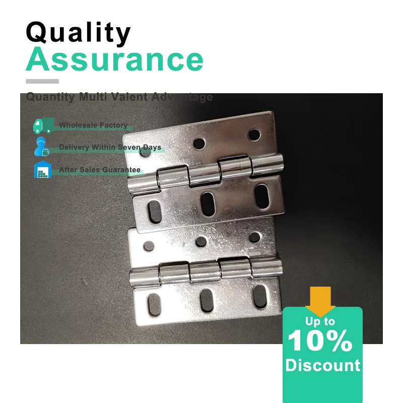 Silent Bearing Load-Bearing Butterfly Hinge 304 Stainless Steel Chassis for Electrical Cabinet Industrial Equipment