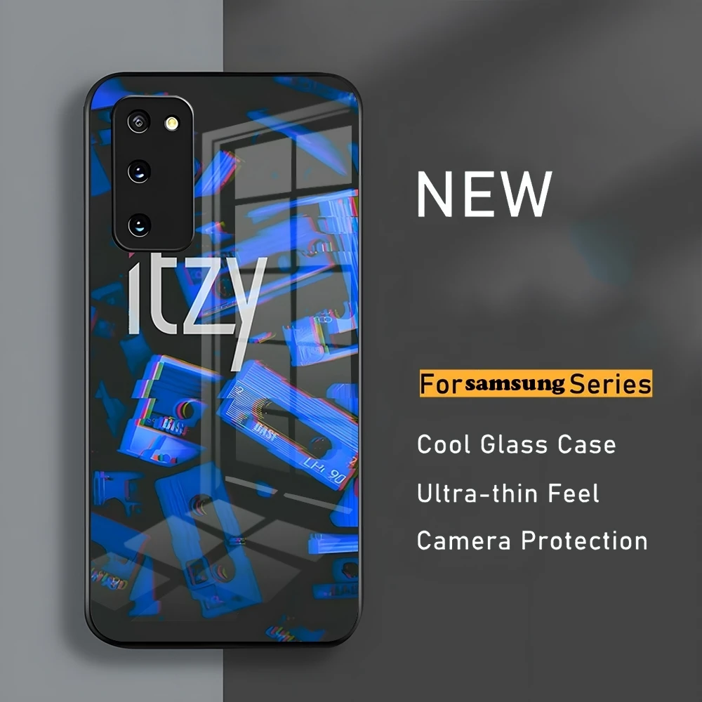 Kpop I-ITZY Phone Case For Samsung S24 23 A54 S21 S22 Ultra A 42 32 52 51 Note 23 S10 E Plus S20 FE Pro A12 glass cover