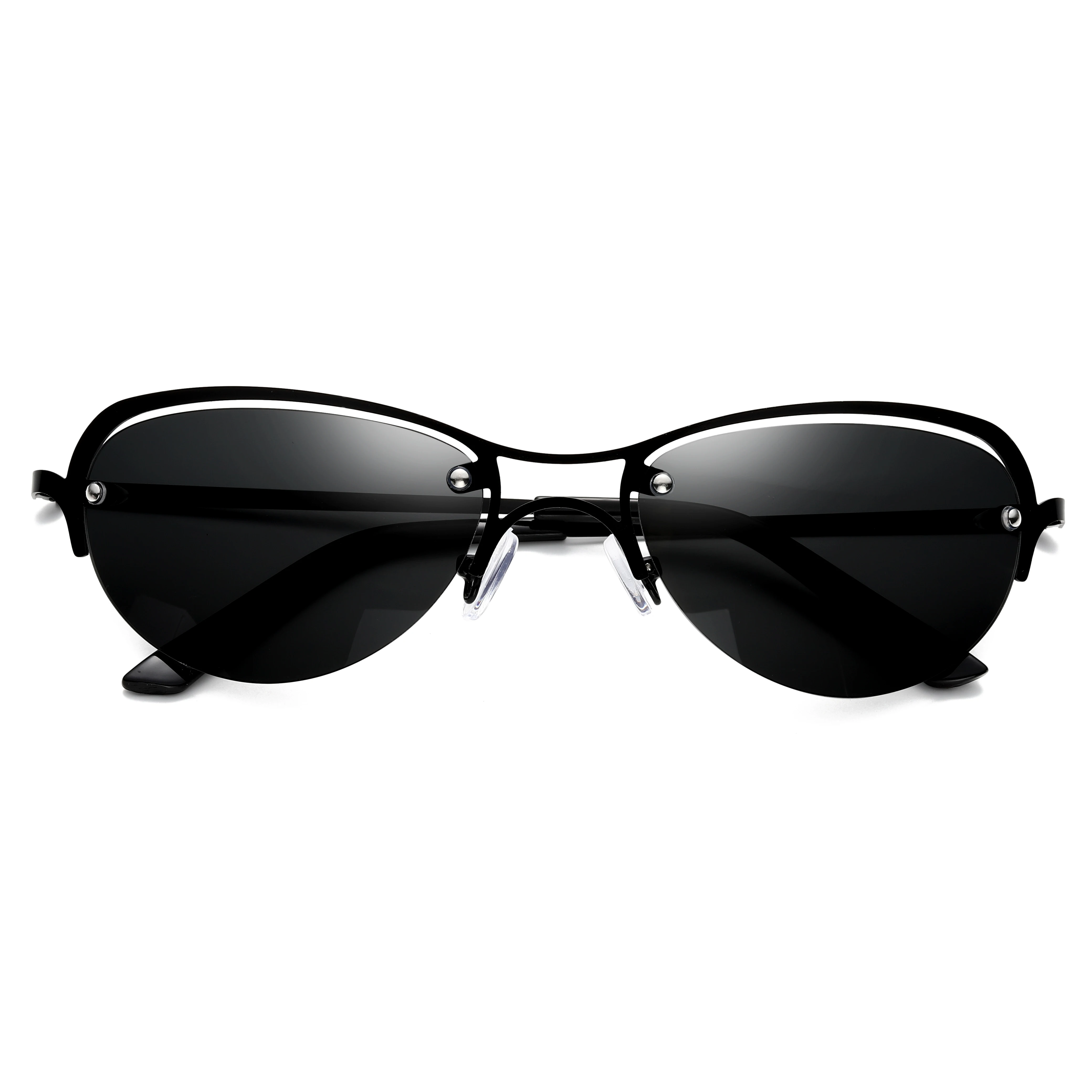 Mode Cool Die Matrix Neo Stil Polarisierte Sonnenbrille Ultraleicht Randlose Männer Fahren Marke Design Sonnenbrille Ocul vintage – Detail 8
