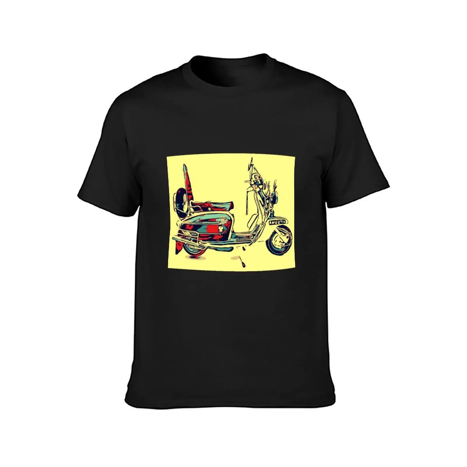 Vintage Mod Lambretta T-Shirt graphics animal prinfor boys blanks funnys t shirt for men