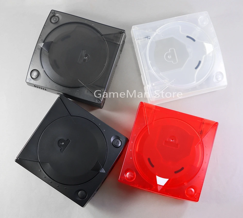 For SEGA Dreamcast DC Retro Video Game Console Housing Shell Transparent Boxes Replacement Plastic Shell Translucent Case