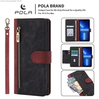 Zipper Multi 6-Card Lanyard Case for Doogee N30 N20 Retro Leather Wrist Strap Wallet Flip Cover For Doogee X96 Pro X95 Book Case