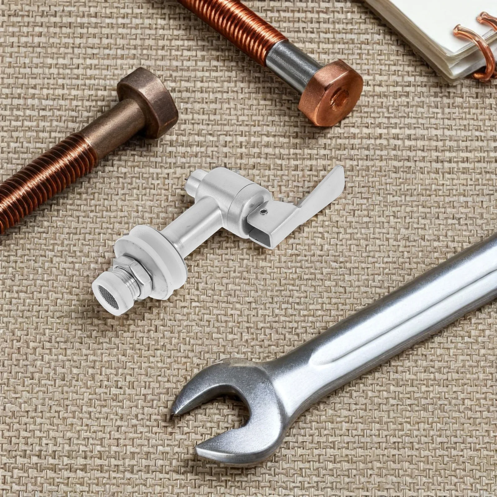 

Stainless Steel Beverage Spout Tap Silver 16mm Push Style Replacement Barrel Faucet Water Dispenser Faucet Drink Dispenser