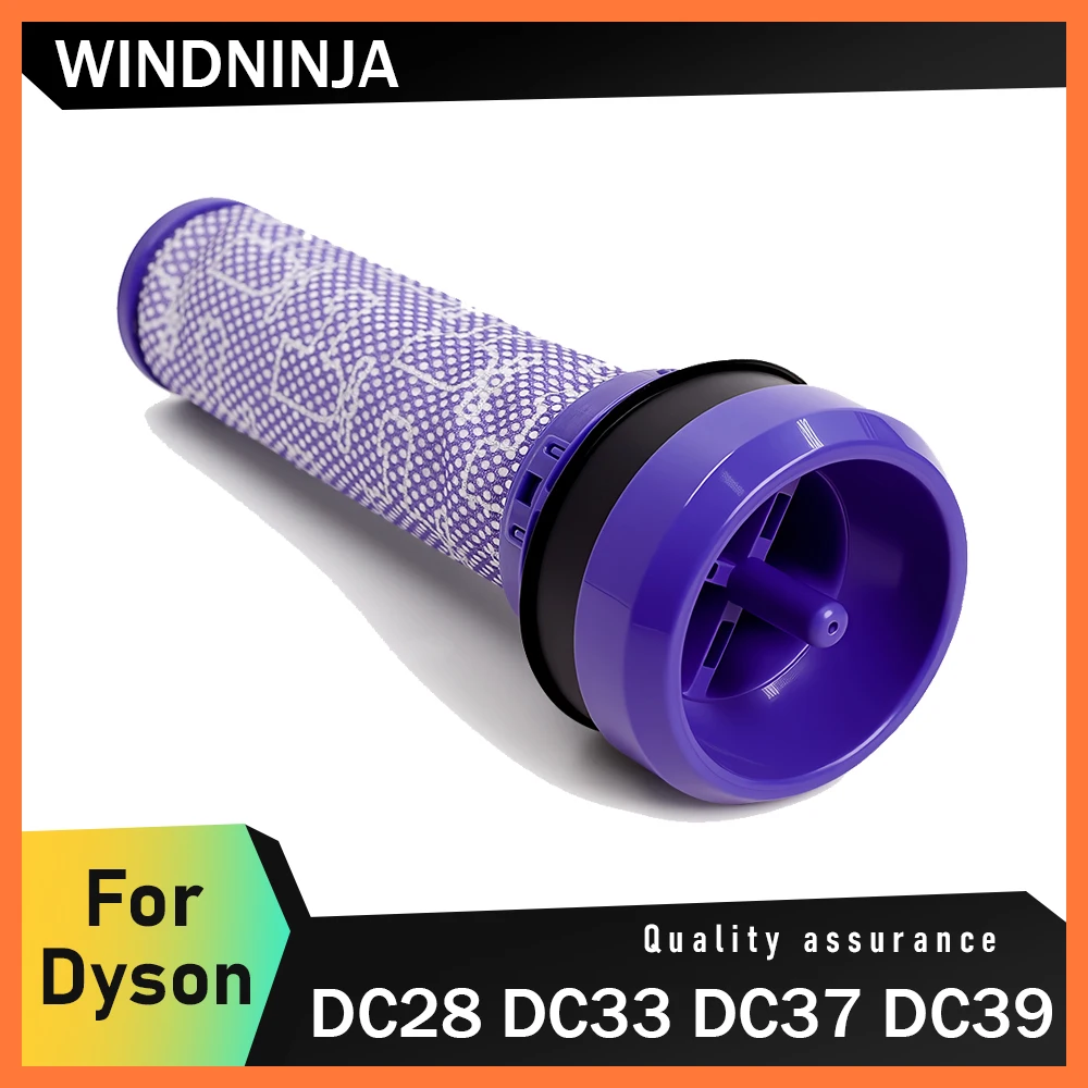 Предварительный фильтр, аксессуар для предварительного двигателя для пылесоса Dyson DC28 DC33 DC37 DC39 DC41 DC53, моющийся цилиндрический фильтр, запасные части