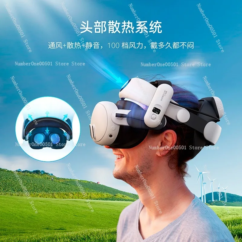S3PRO is suitable for oculus quest3 and quest3s magnetic battery life, convenient, comfortable and durable headgear