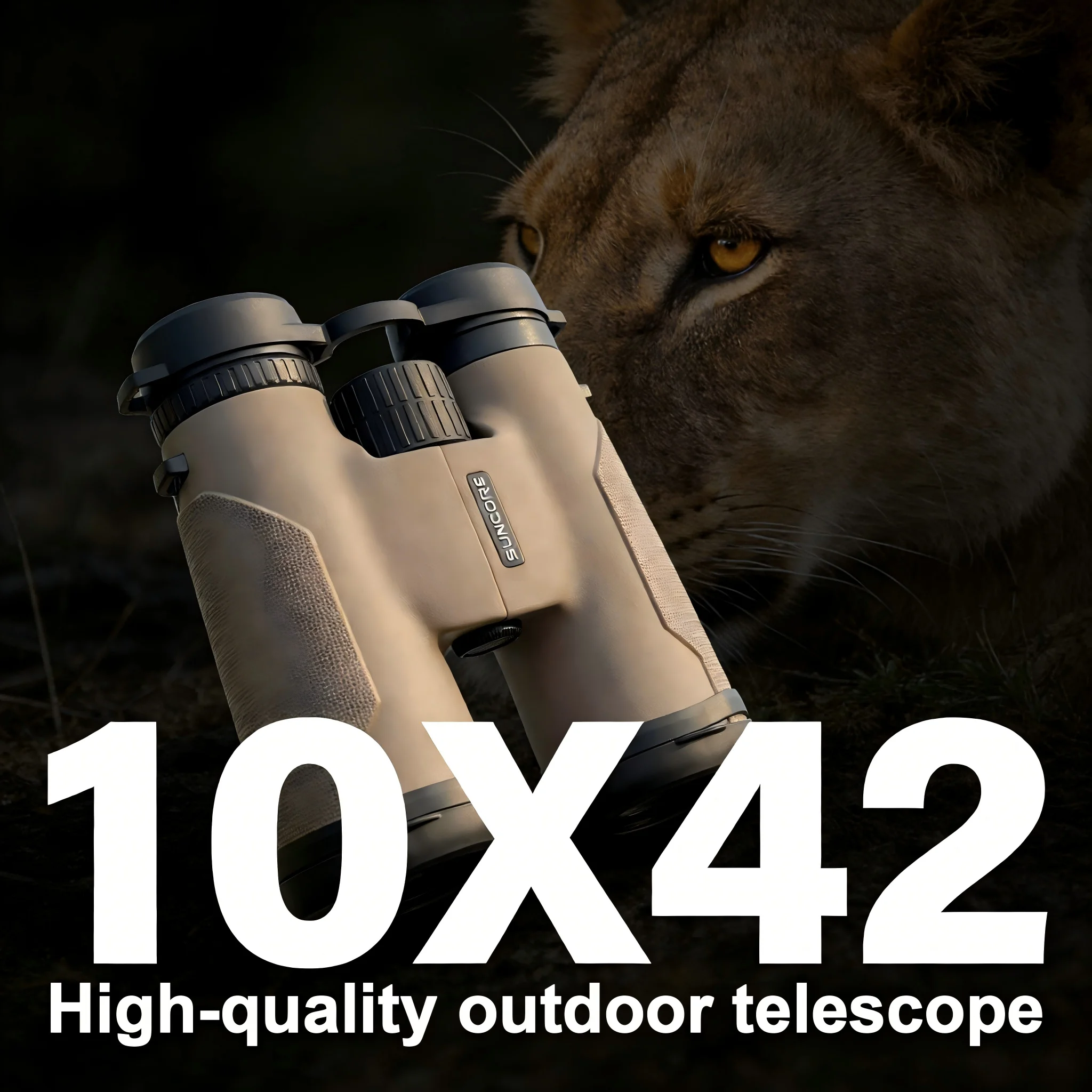 

Бинокль SUNCORE Advanced 10x42 с функцией ночного видения: идеально подходит для наблюдения за птицами, путешествий и занятий спортом на открытом воздухе