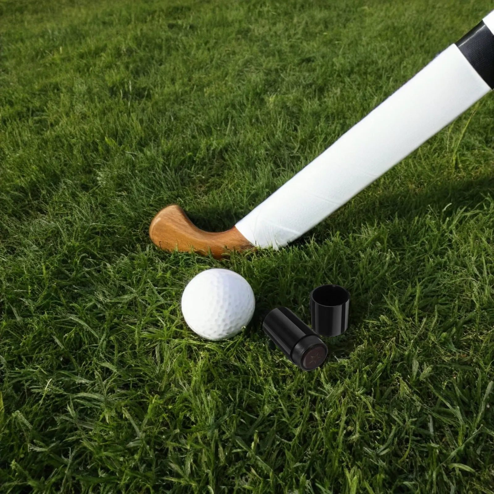 2Pcs Golf Ball Stamp Tool Reusable Waterproof Quick Dry Ink Precise Marking Portable Golf Ball Labeling Tool for All Courses
