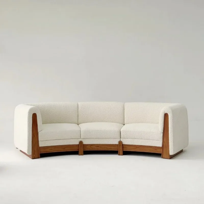 Modern simple office leisure reception room business creative combination corner sofa, Italian minimalist sofa