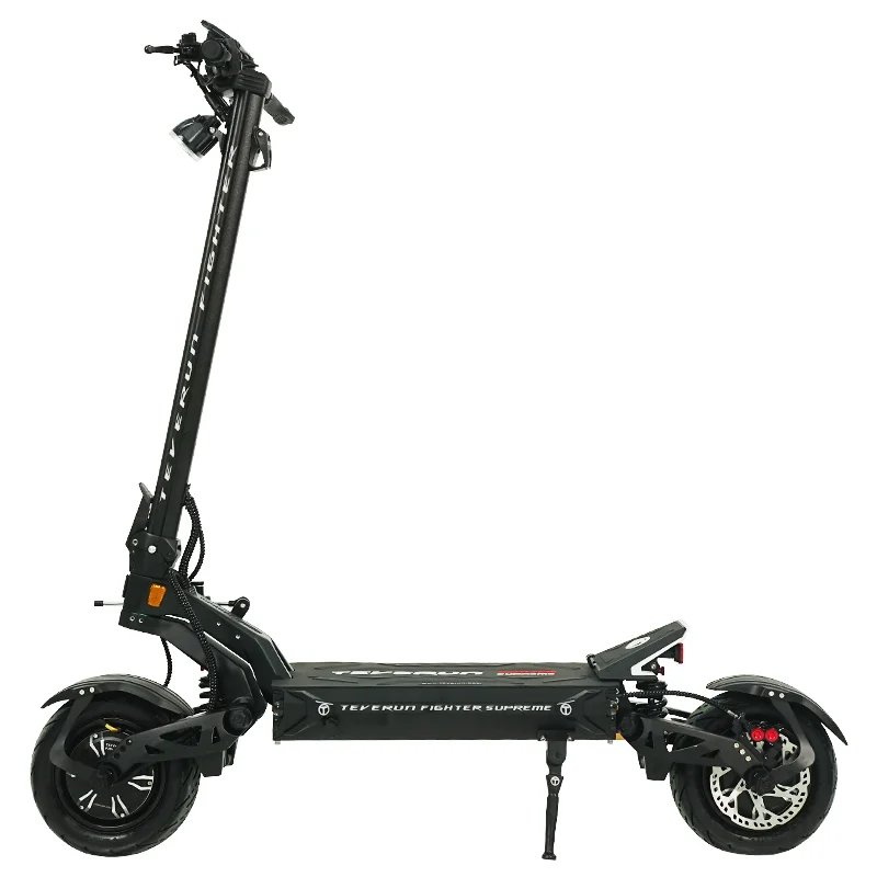 Teverun fighter supreme ultra e-scooter 72V 60AH electric scooter moped vehicle with 2000W dual motor high speed 105km/h for man