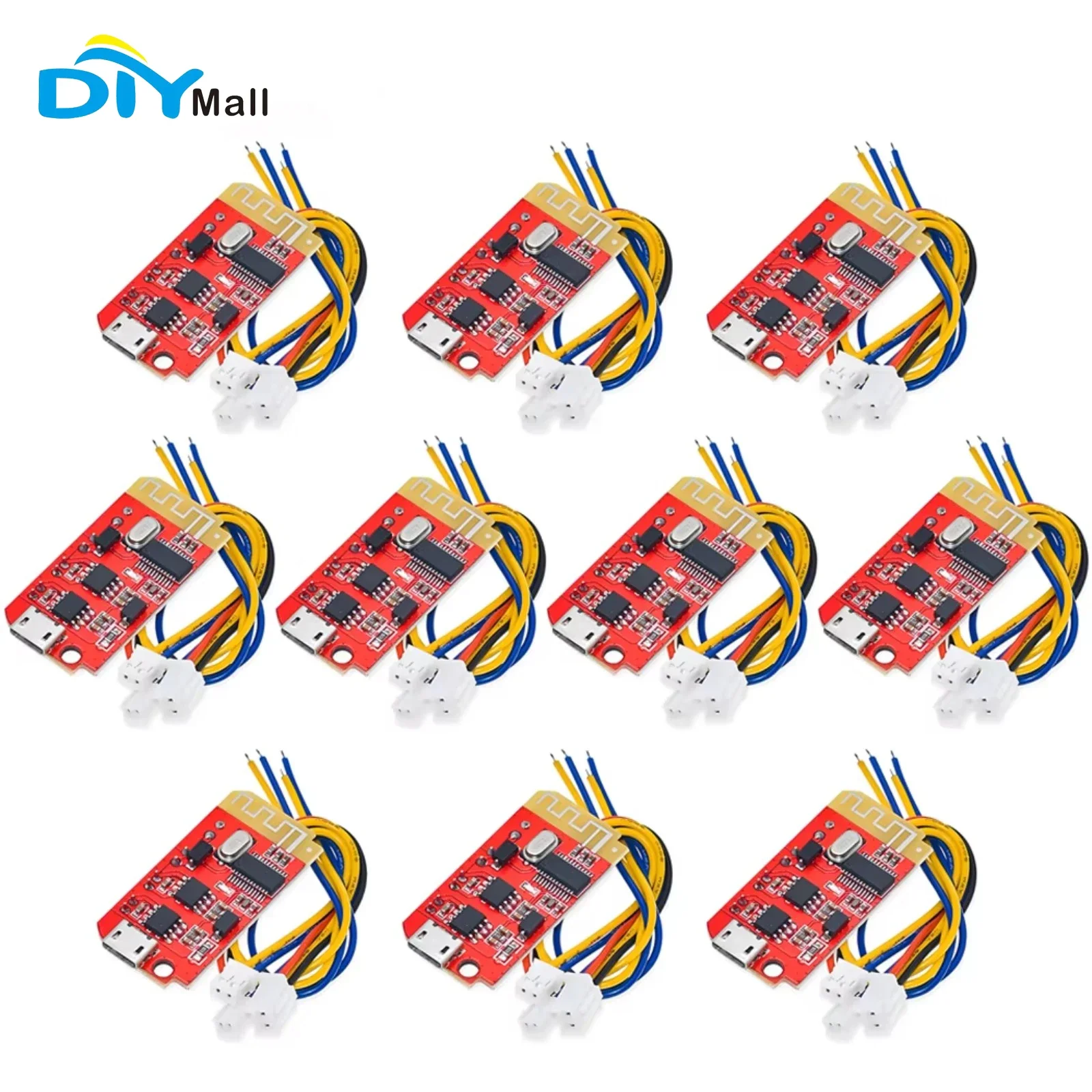 

DIYmall 10 шт. 3-5,5 В 5 В 3 Вт цифровой аудиоусилитель плата для DIY динамик Blue-tooth
