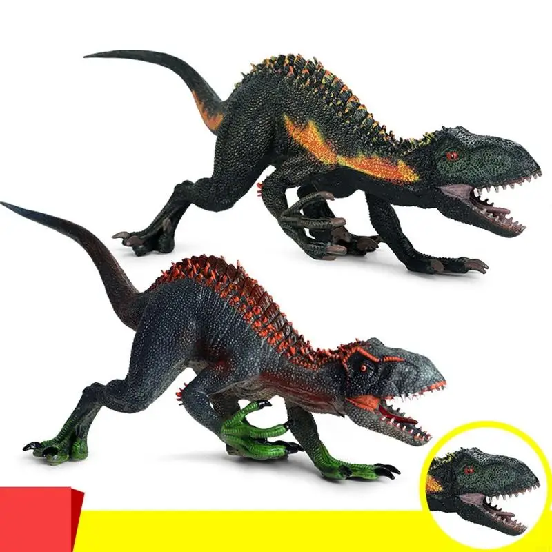 62CF Dinossauro Jurassiced Indominus Tyrannosaurus 렉스 피규어 공룡 모델 키즈 교육 선물 컬렉션 완구